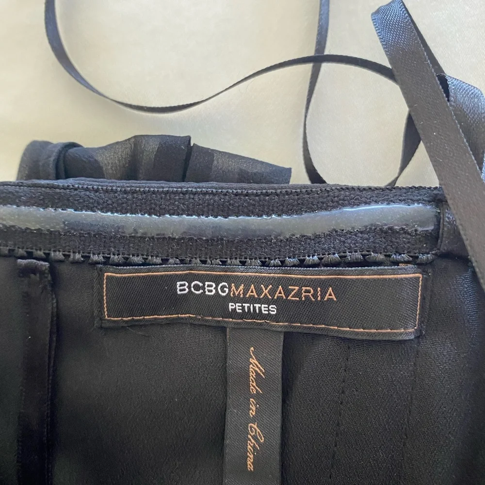 BCBG MAXAZRIA 2P Black Cocktail Dress - Picture 5 of 5